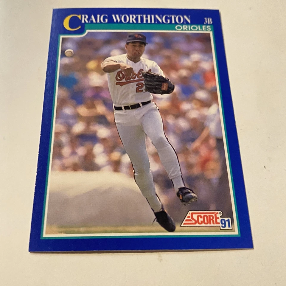 1991 Score - Craig Worthington #503 - MLB Baseball Trading Card  - Image 1 of 1