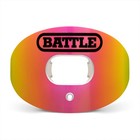 Battle Sports Iridescent Oxygen Football One Size, Chrome Yellow/Red