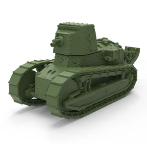 SS144834 1/144 Model France Renault FT 75 BS Self-Propelled Artillery 3D PRINTED - Picture 1 of 4