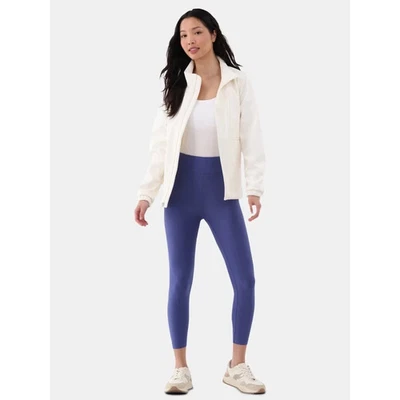 Time & Tru Women's High Rise Pull On Capri Leggings X-LARGE (16-18) Retro Blue - Image 1 of 2