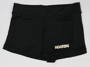 HOOTERS BLACK SUPER SEXY AUTHENTIC UNIFORM SHORTS NEW STYLE (XXS) XX SMALL - Picture 1 of 6