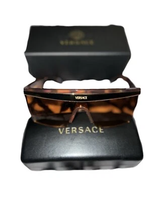 Очки солнцезащитные VERSACE VE 2254 1002/74 Havana/темно-оранжевые для мужчин женщин - Изображение 1 из 4