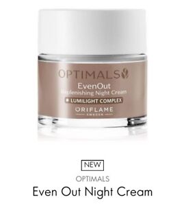 Oriflame Optimals Even Out Night Cream (reduce dark spots)