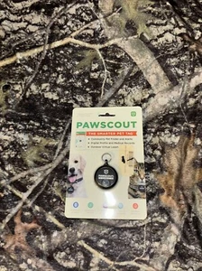 Pawscout The Smarter Pet Tag Community Pet Finder & Alerts Bluetooth Black NEW - Picture 1 of 2