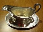Gravy Bowl with Saucer by Derby - Silver Plate 