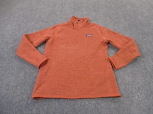 Patagonia Jacket Womens L Orange Better Sweater Fleece Hiking Outdoor Pullover - Picture 1 of 10