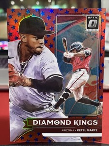 2022 Panini Donruss Optic Ketel Marte #30 Diamond Kings Liberty Prizm #/25 SSP