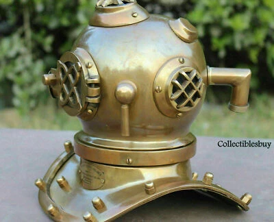 海事迷你深海潜水头盔 水肺潜水员家居装饰 万圣节礼物 — 第 1/4 张图片