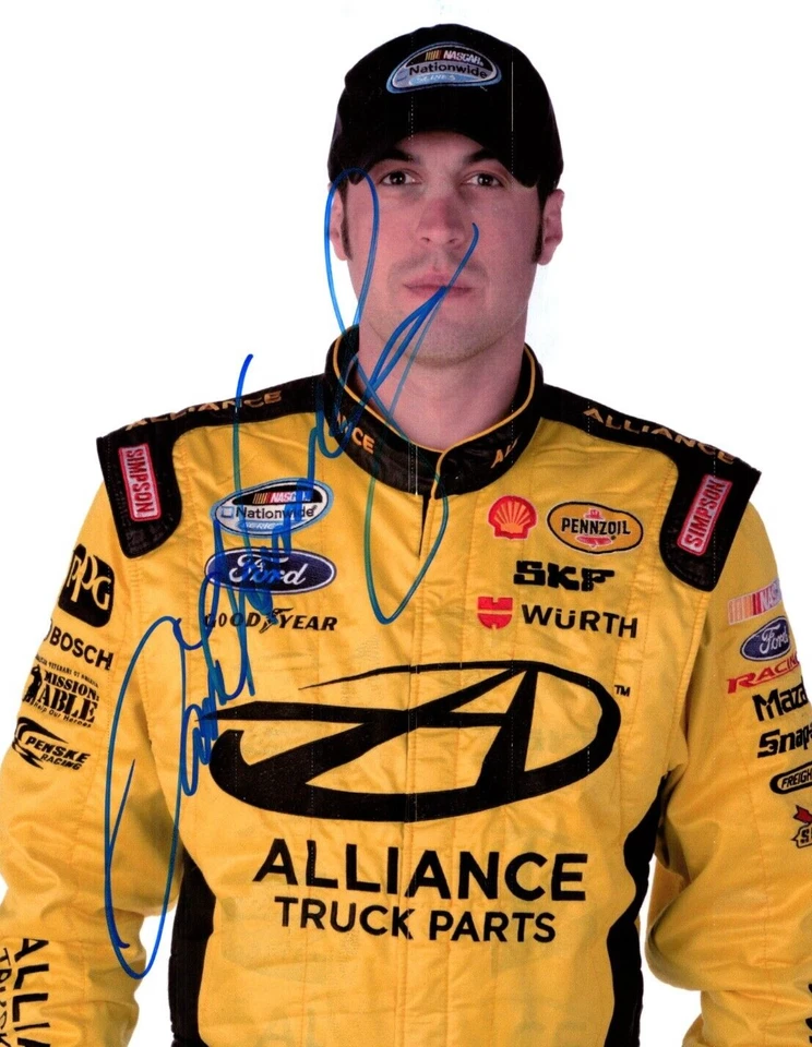 Sam Hornish Jr Nascar Racing  Indy Car Signed Autographed 8x10 Photo COA 1 - Image 1 of 1