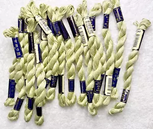 17 MINT Anchor Perle Pearl Cotton #842 Soft Green Embroidery Floss Vintage Skein - Picture 1 of 4