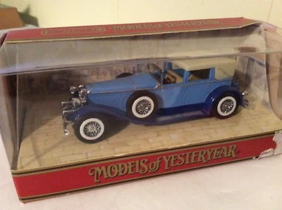Duesenberg Matchbox models  of yesteryear blue  y 4 Duesenburg  - Image 1 of 4