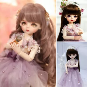 1/6 BJD Dolls 30CM BJD Doll Replaceable Hair Clothes Face Makeup Dress DIY Toys - Picture 1 of 20