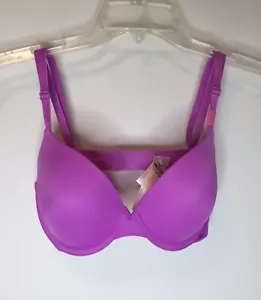 PINK Victoria’s Secret Bra NWT Size 34C T-shirt Bra Underwire Fuschia - Picture 1 of 9