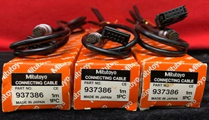 QTY 3 - MITUTOYO 937386 CONNECTING CABLES - Picture 1 of 4