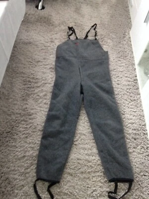 Pantalones con tirantes de lana de pesca Simms de colección para hombre talla M hechos en EE. UU. Foto 1 de 4