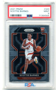 2021-22 Panini Prizm #320 Scottie Barnes RC PSA 9