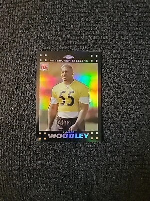 2007 Topps Chrome Football LaMarr Woodley Rookie #TC236 Refractor SC9219 - Image 1 of 2