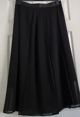WOMEN'S SkIRT John Lewis KIN  polyester lined BLACK  SKIRT  UK14   L33in - Image 1 of 3