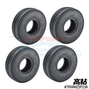 GPM 1.0 Inch High Adhesive Crawler Rubber Tires With Foam Inserts For TRX-4M
