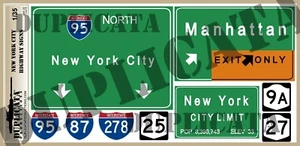 Diorama/Model Accessory - 1/35 New York City Highway Signs - Bild 1 von 3