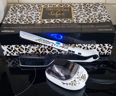 L'Oréal Professional Steampod "SAFARI CHIC" Limited Edition Original Box Manual - Image 1 of 4