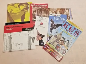 @2009/2010 Parigi e Londra Informazioni di viaggio - incl Louvre Phamplet - Usato - Foto 1 di 2