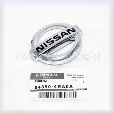 84890-4RA0A NUEVO ORIGINAL OEM NISSAN MAXIMA MALETERO TRASERO TAPA EMBLEMA LOGOTIPO INSIGNIA Foto 1 de 4