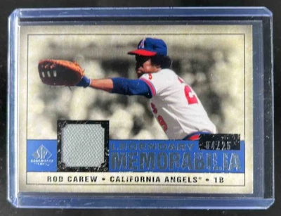 2008 SP Legendary Cuts Rod Carew Dark Blue Jersey #/25 Angels - Image 1 of 2