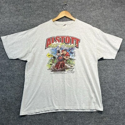 Camiseta De Colección Alstott Hombres XL Gris Bucaneros en San Diego Cuello Redondo Y2K Yunque Foto 1 de 4