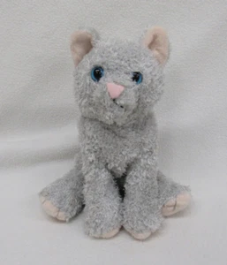 Vtg Applause Precious Cat Gray Kitten Stuffed Plush - Picture 1 of 6