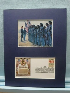 Colonel Robert Shaw inspecting the 54th Massachusetts Regiment & First Day Cover - Picture 1 of 2