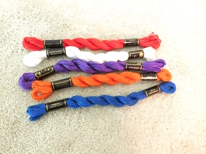 5 NEW EMBROIDERY THREADS.PEARL COTTON,PERLGARN PERLA GERMANY - Picture 1 of 1