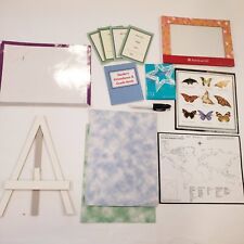 American Girl Doll School/Painting Set w/ Easel~Books~Stickers~Map~Frame~Cards