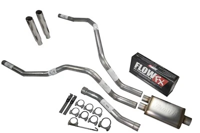 For Nissan Titan 04-06 Dual Exhaust 2.5 inch Flowmaster Flow FX Rolled Clamp Tip Foto 1 de 4