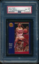 PSA 8 KENNY SMITH 1991-92 Fleer 3D Acrylic Wrapper Redemption #78 RARE NM-MINT