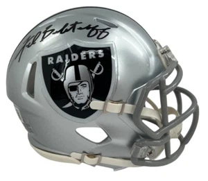 Fred Biletnikoff Signed Speed Mini Helmet BAS Beckett Witnessed - Picture 1 of 9