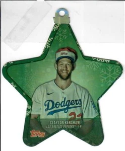 2021 Topps Holiday Mega Box Oversized MLB Star Ornament Die-Cut #WHO-CK Clayton - Bild 1 von 2