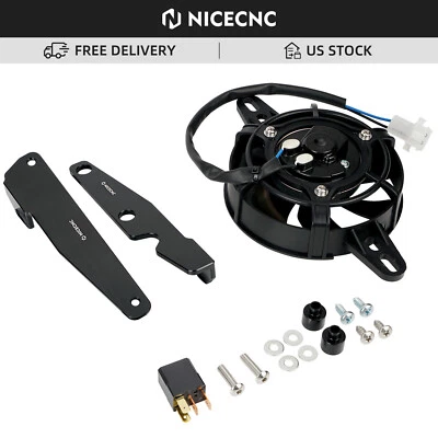 Radiator Cooling Cooler Fan For Husqvarna TE FE125 150 250 300 350 450 501 17-23 - Image 1 of 4