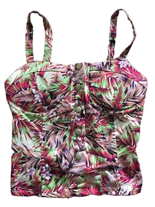 Top You Mi para mujer rosa floral con correa de espagueti talla XS - Imagen 1 de 6