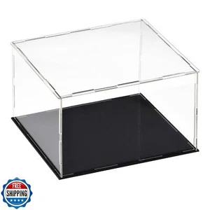 uxcell Acrylic Clear Display Case Box Dustproof Protection Showcase Cube Coll - Picture 1 of 5