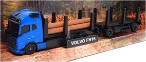 Maisto 11682 - Volvo FH16 Double Trailer With Logs - Blue - Picture 1 of 5