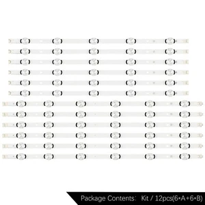 Taśma podświetlenia LED do telewizora LG 60" 60LB6100-UG 60LB5900-UV 60LB6000-UH (12 taśm) - Zdjęcie 1 z 9