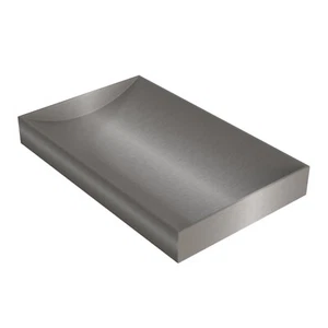 Brixwell 16" x 10" Countertop Deal Tray Brushed Stainless Steel, Slip Resistant - Picture 1 of 6