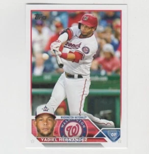 (10) Yadiel Hernandez 2023 TOPPS SERIES 1 BASE LOT #257 WASHINGTON NATIONALS - Picture 1 of 1