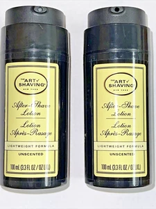 Art of Shaving After-Shave Lotion 2 pc x 3.3 oz Unscented Norm Oily Skin - Picture 1 of 5