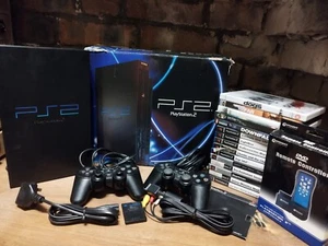 Playstation 2 Console Box Bundle with Games DVDs & More - Picture 1 of 10