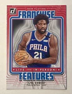 2020-21 Panini Donruss Joel Embiid Franchise Features #23 Philadelphia 76ers - Picture 1 of 2