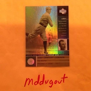 cy young #120 red sox 2000 UPPER DECK CENTURY LEGENDS PARALLEL #087/100 made - Picture 1 of 2