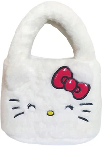 borsetta a tracolla in peluche Sanrio Hello Kitty 211277488 NUOVA - Foto 1 di 6