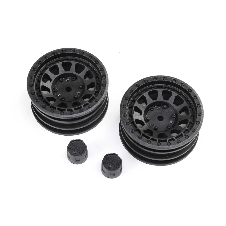 Axial AXI43015 Black Rhino Primm 1.9" Wheels, 12mm Hex, Black (2) - Image 1 of 1